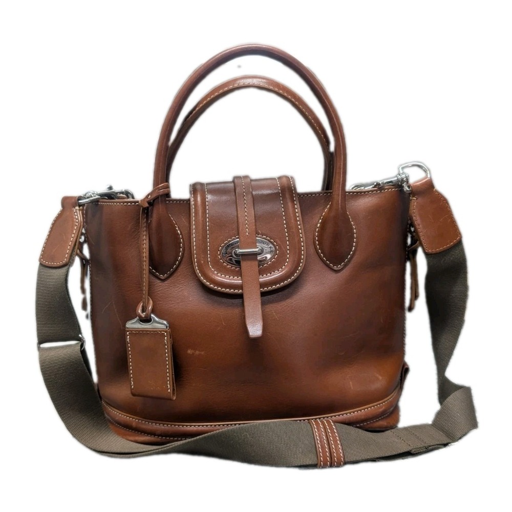 Dooney & Bourke Florentine Leather Barlow Side Zip Tote Satchel  Shoulder Bag